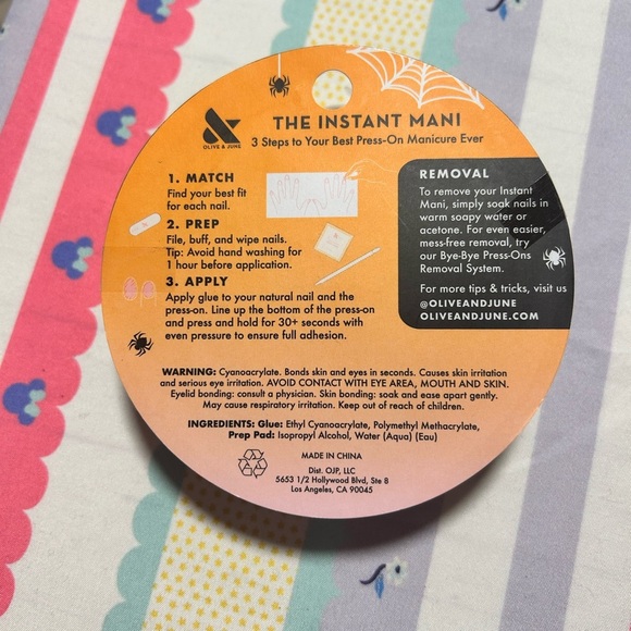 Olive & June Fall/Halloween Smoke Signal Press On Nails 42 count - Picture 4 of 4